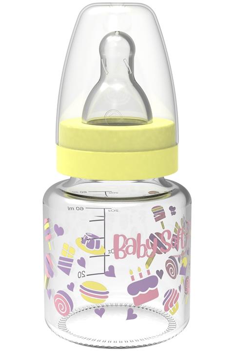 Babysoft 60 Ml Cam Biberon Sarı Kız / Erkek