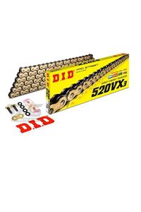 MOTOSPARTAN Dıd 520vx3-112l X-rıngli Gold Zincir Yzf-r25 Mt-25 Pulsar Cbr250