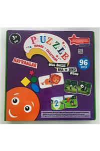 BİLMİŞ ÇOCUK 96 Parçalı Puzzle Hayvanlar Akıl Ve Zeka Oyunu