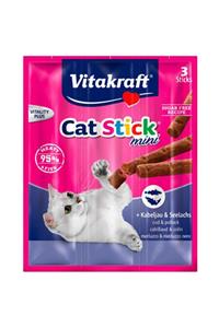 Vitakraft Cat Stick Morina Balığı Ve Deniz Ürünleri 3ad 18 Gr