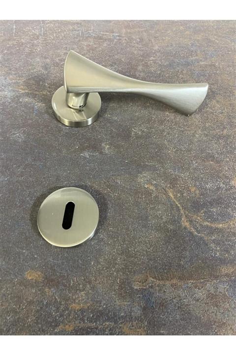 ÇEBİ DESİGN Çebi Toro Oda Kapı Kolu Yuvarlak Rozetli Inox-mat