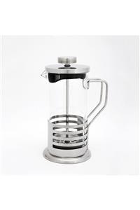 çilekev 350 ml Paslanmaz Çelik Cam French Press Bitki Çayı Kahve Potu