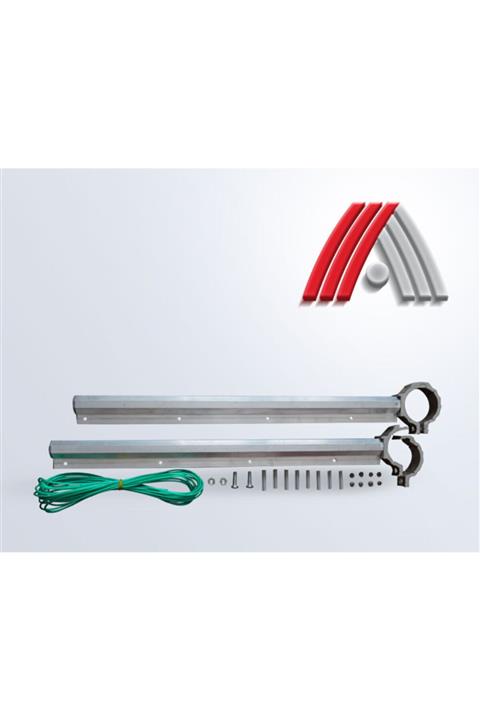 ASVERA Aliminyum Balkon Sabit Kurutmalık Yuvarlak Başlık