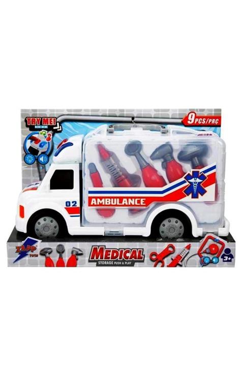 Sunman Sesli ve Işıklı Çantalı Ambulans Doktor Seti