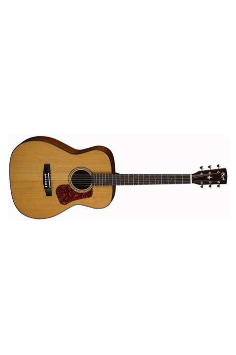 CORT Akustik Solak Gitar, Naturel, Sedir Kapak, Arka