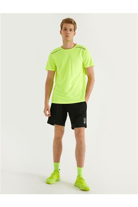 Koton Erkek Siyah Baskılı Spor Şort