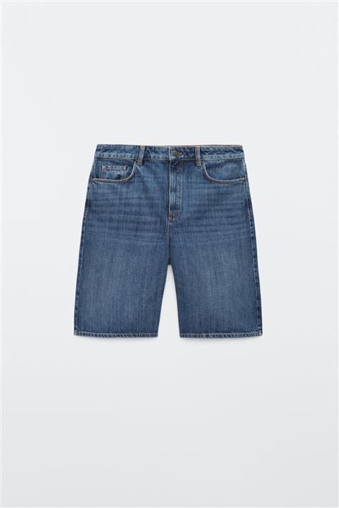 Massimo Dutti Kadın Denim Bermuda 05074708
