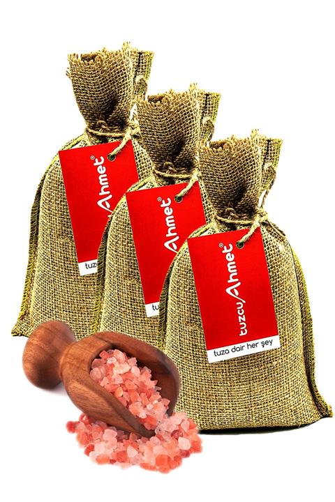 Tuzcu Ahmet 3 Adet 1 Kg Iri Taneli Himalaya Kaya Tuzu