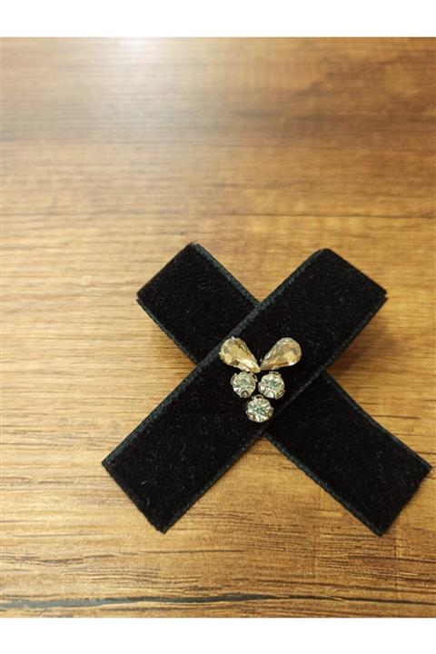 Meva Tasarım Kadife Yaka Iğnesi