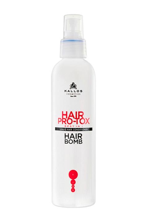 Kallos Cosmetics Hair Pro-Tox Hair Bomb Besleyici Ve Nemlendirici Etkili Durulanmayan Sıvı Saç Kremi 200ml