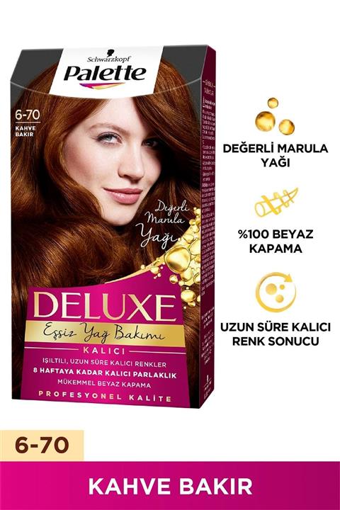 Palette Deluxe Kahve Bakır (6-70) Saç Boyası