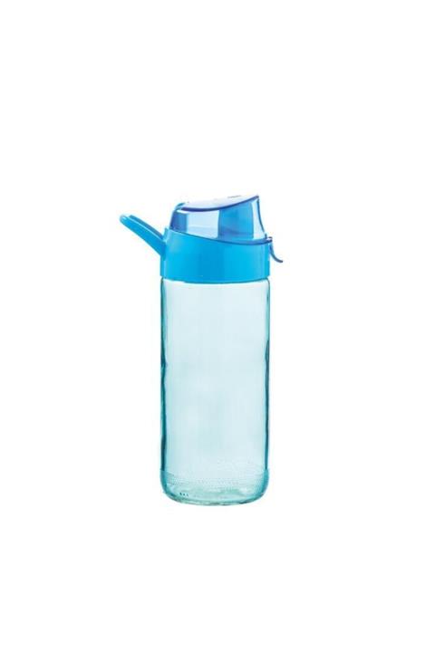 Herevin 500 Cc Renkli Cam Matara Mavi