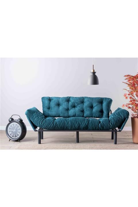 Pafu Nitta Üçlü Yataklı Koltuk - Petrol