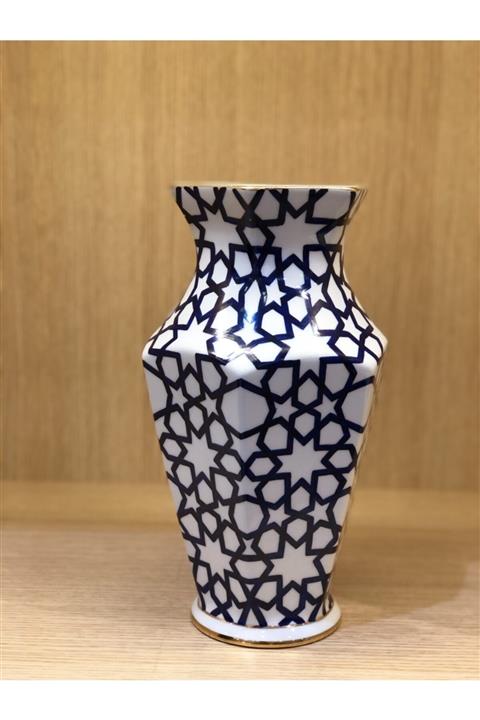 Güral Porselen 30 Cm El Dekoru Vazo