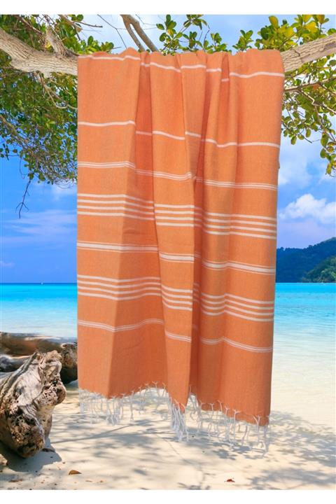 Farya Home Olimpos Plaj Havlusu & Peştemal – Turuncu