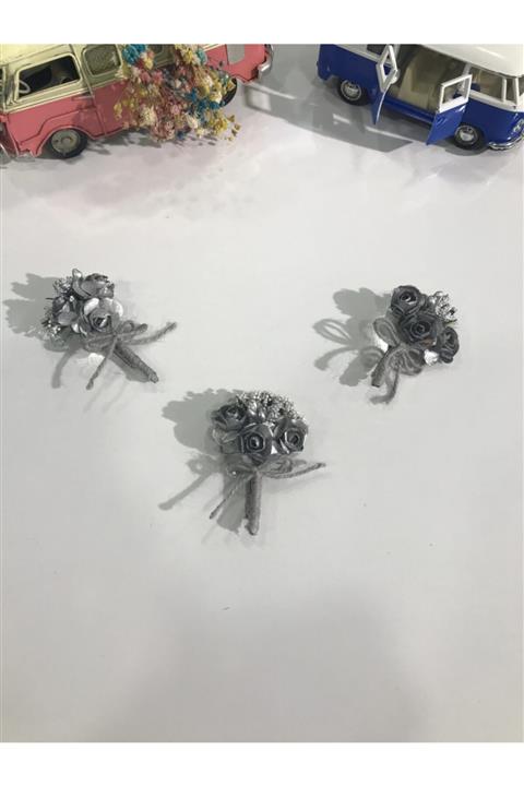 araslar Gri Yaka Çiçeği 3 Adet