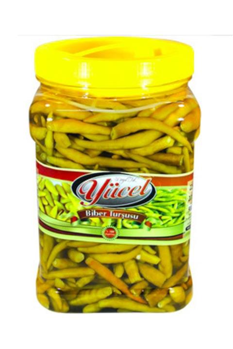 YücelTurşu Gedelek Acı Sivri Biber Turşusu 1 kg Pet Şişe