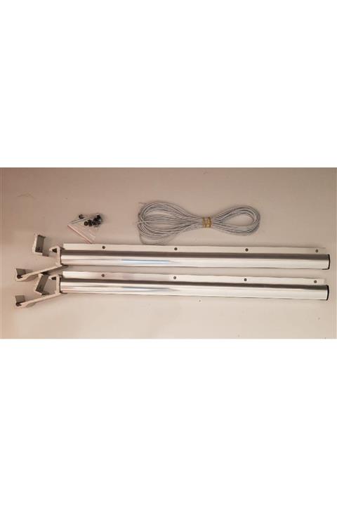 AKSMAR Çamaşırlık 65x25 Balkon Tipi Parlak Bronz Eloksal