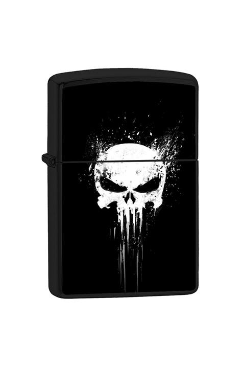 Noon Collection Noon Punisher Figürlü Siyah Çakmak Nn6227-02