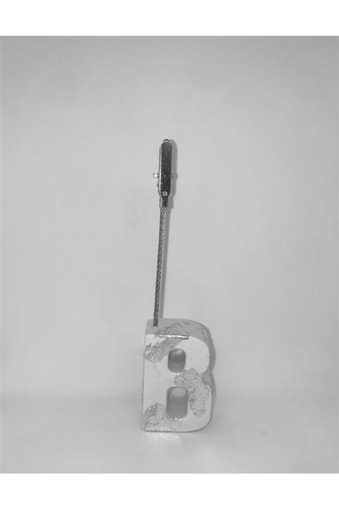 KatreCraft Not Tutucu B Harfi Sılver