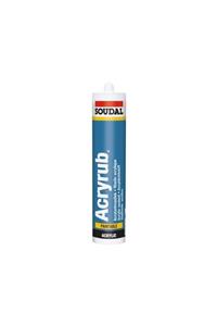 Soudal Acryrub Silikonize Akrilik Mastik 310 ml Beyaz