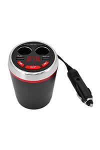 SGE Bluetooth Fm Transmitter Araç Çakmaklık Çoğaltıcı Usb Araç Şarj Şarz Cihazı