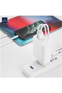 Samsung Galaxy S20 Ultra 30w Hızlı Şarj Type-c & Usb-a Girişli Adapter Src