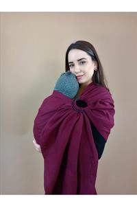 Balküpü Sling Wine Keten Halka Sling - Ring Sling- Bebek Taşıyıcı