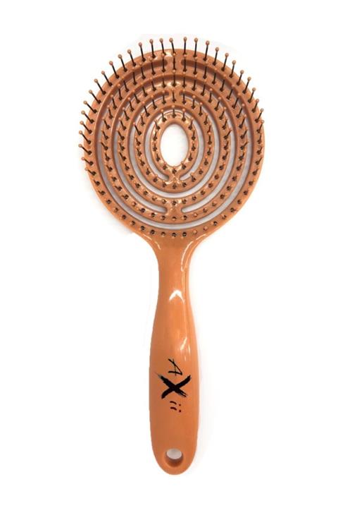 Axii Ekko Turuncu Üç Boyutlu 3d Profesyonel Oval Saç Fırçası
