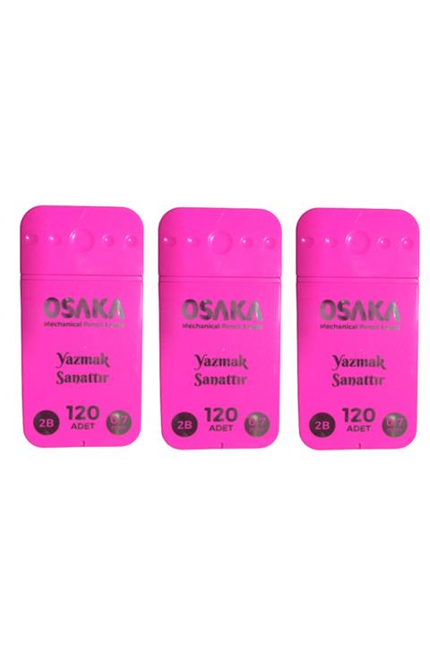 Osaka 2b 0.7 3 Adet Versatil Kalem Ucu Pembe