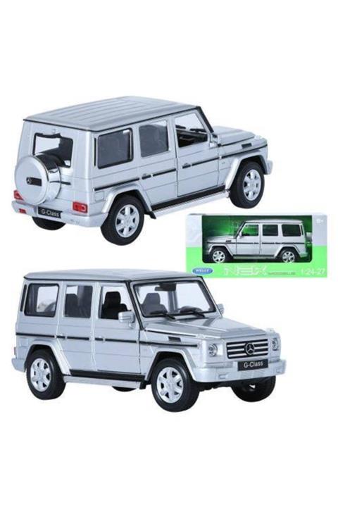 WELLY 1:24 Diecast Mercedes Benz G-class Jeep Model Araba Gri 24012w