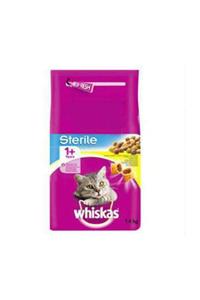 Whiskas Steril Kısırlaştırılmış Tavuklu Kedi Maması 1.4 Kg