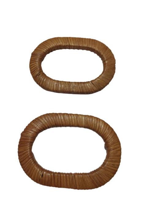 Giftbreak Bambu Dikdörtgen Model Çanta Sapı  (15 Cm)