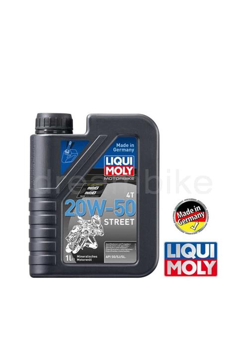 Liqui Moly 20W-50 Street Motor Yağı 1 Lt. Made in Germany 1500