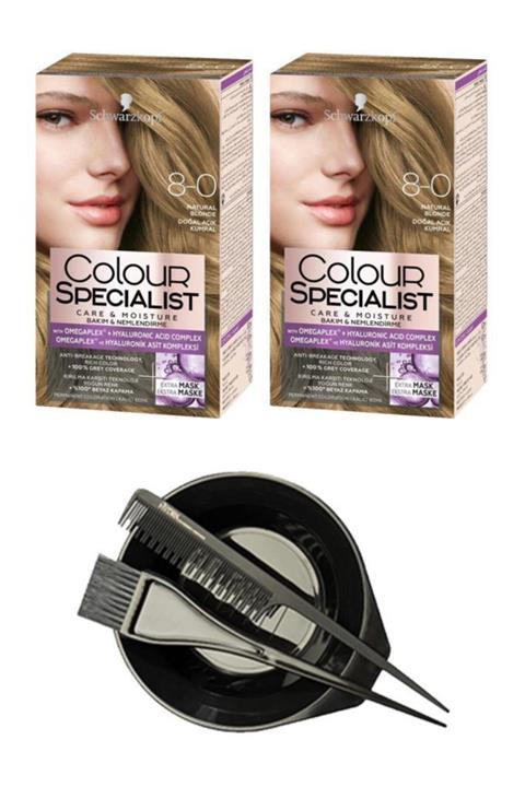 Color Specialist Schwarzkopf 8-0 X2+saç Boyama Seti