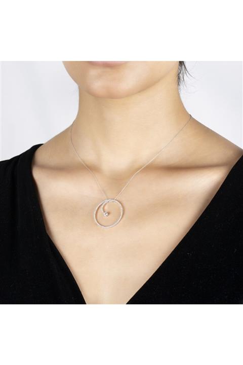 UĞURLU1974 0,66 Crt Pırlanta Tasarım Kolye