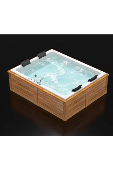 Stina Perge Spa Havuz Masaj Sistemleri 180x220 Gövde Ayak Iroko 4 Tarafı Panelli