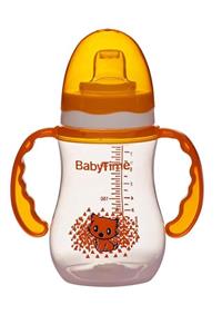 Babytime Damla Akıtmaz Kulplu Bardak Turuncu 150 ml