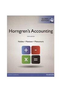 Kişisel Yayınlar Horngren's Accounting Pearson Education Yayıncılık