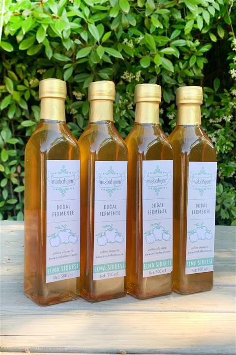 Misbahçem Elma Sirkesi Doğal Fermente 500 ml