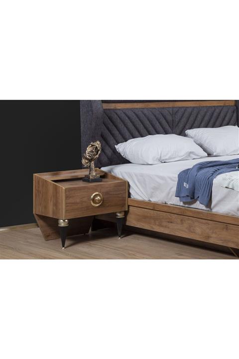 RAİNY MOBİLYA Ametist Ceviz Komodin