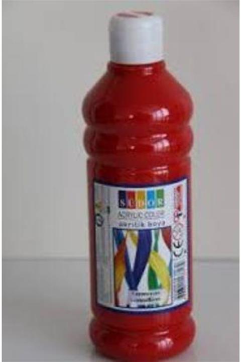 Südor 500 ml Akrilik Boya - Karmen Kırmızı - Tüp Şişe