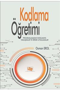 Anı Yayıncılık Kodlama Öğretimi - Osman Erol 9786051703893