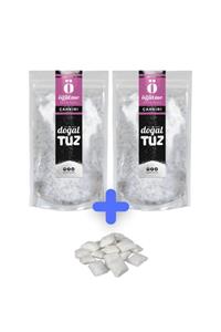 Doğaltuz Bundle Set - Çankırı Kaya Tuzu Kristal Tip (2x1000gr) + Hediye Bulaşık Makinası Tuzu 1 Kg