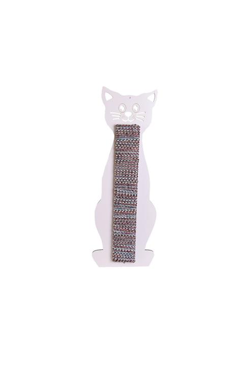 Mega Oto Market Kedi Tırmalama ve Kaşıma Tahtası Kedi Model Beyaz