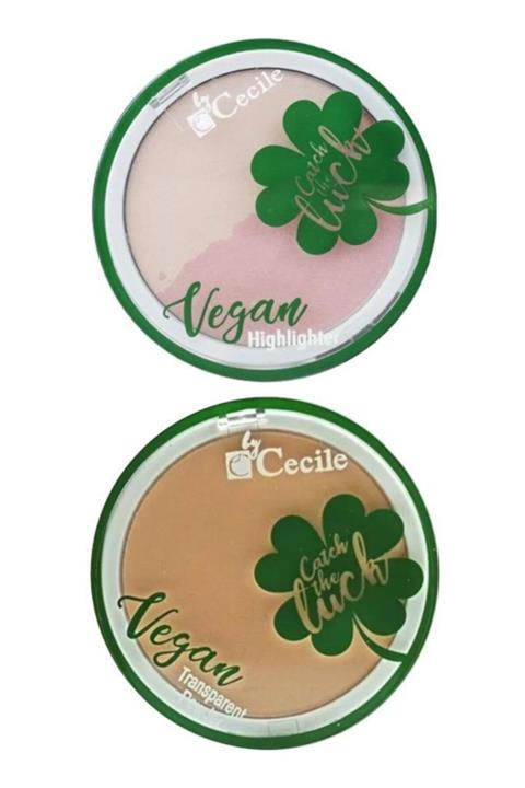 Cecile Vegan Transparan Pudra 01/02 Set