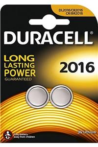 Duracell 3v Lityum Pil Araç Kumanda Pili 2'li Cr2016