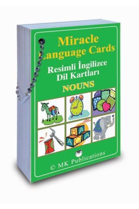 MK Publications Ingilizce Zincirli Kelime Kartları - Nouns - Isimler - 119 Sayfa - - 6 Cm X 9 Cm