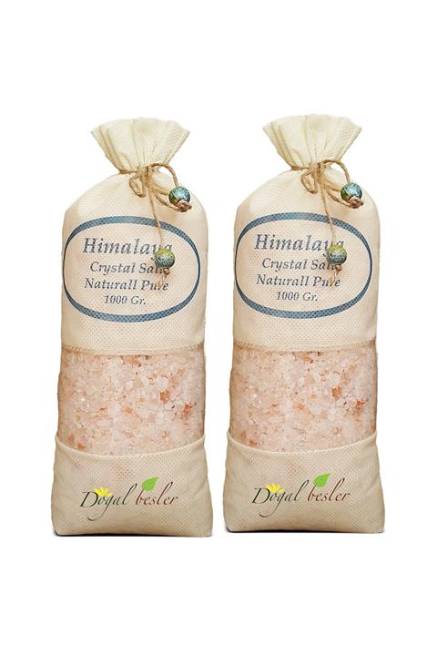 SULSALT Himalaya Tuzu Pembe Light Öğütmelik Iri Tane Doğal Kaya Tuzu Orjinal Çuval 2 Kg