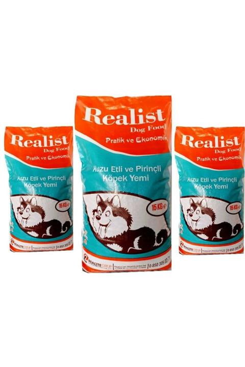 REALİTE GRUP Kuzu Etli Ve Pirinçli Köpek Yemi 3 Lü